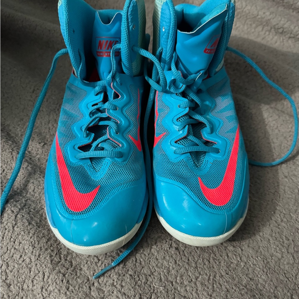 Nike Blue and Red Sneakers